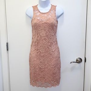 CHARLOTTE RUSSE Mini Lace Dress